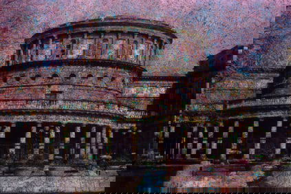 Parliament House Dublin Ireland - Metal Print by Glenn Stokes