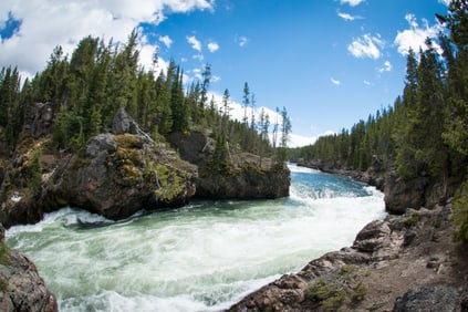 Yellowstone River - Metal Print by Glenn Stokes