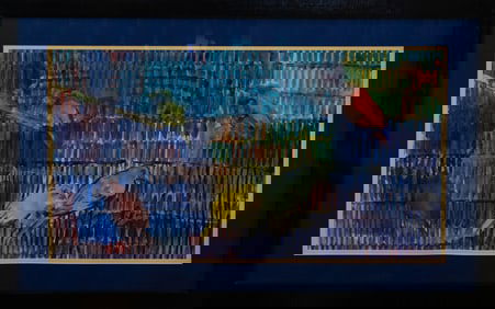 Birds Watercolor by Hunt Slonem