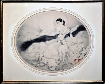 Lady of the Camelias by Louis Icart