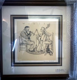 Winter from Four Seasons Suite by Norman Rockwell