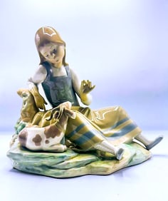 Girl with Goat 1971, Lladro