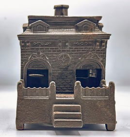 1895 HL Judd Co Mechanical House Coin Bank