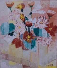 Abstract Flowers by Oliver Raymond