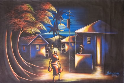 Woman with Water Jugs by Hugo Joseph