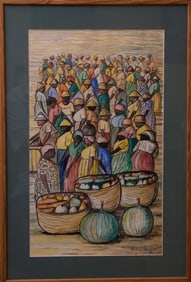 Women at Market by Hubert Mason