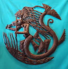 Siren Playing Violin by Julio Balan