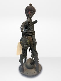 Nigerian Beaded Statue
