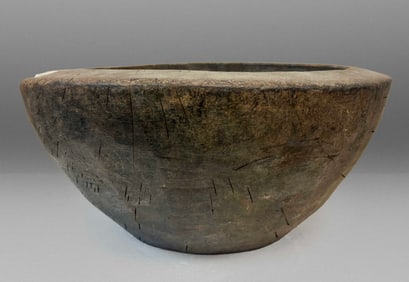 Guinea Carved Wooden Bowl