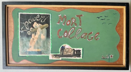Mort Collage, Original Haitian Painting