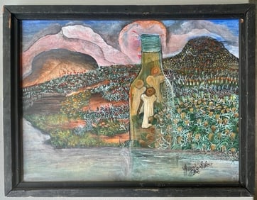 Original Haitian Painting by Angela Sibert