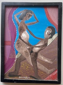 Original Haitian Painting by Gelin Buteau