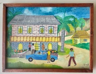 Original Haitian Painting by G Paul