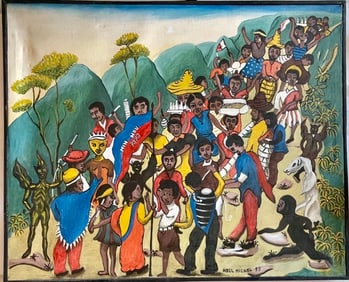 Original Haitian Painting by Abel Michel