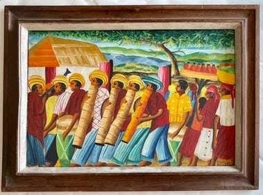 Original Haitian Painting by Hugues Domond
