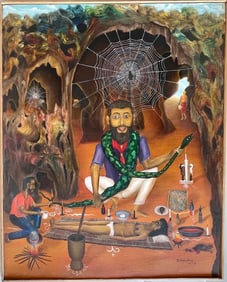 Original Haitian Painting by R Beauduy