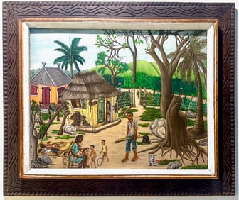 Original Haitian Painting by Henry Jehova
