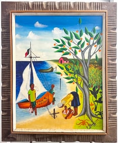 Original Haitian Painting by J Louis