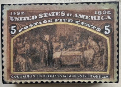 Columbus Soliciting 5 Cents by Steve Kaufman SAK