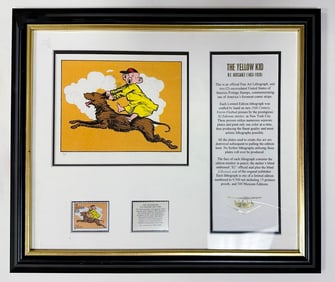 Framed The Yellow Kid by Richard F Outcault