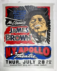 James Brown at The Apollo by Steve Kaufman