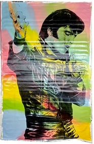 Elvis Presley in Leather XL by Steve Kaufman