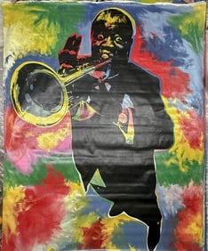Louis Armstrong Multi Color by Steve Kaufman