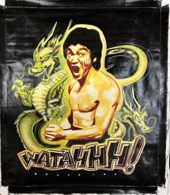Bruce Lee Green Dragon by Steve Kaufman