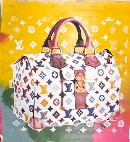 Louis Vuitton Rainbow Bag by Steve Kaufman