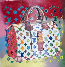 Louis Vuitton Rainbow Bag by Steve Kaufman
