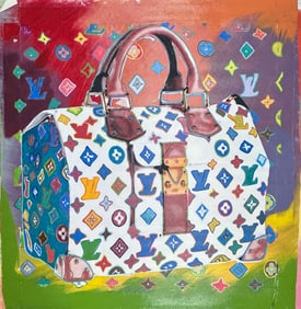 Louis Vuitton Rainbow Bag by Steve Kaufman