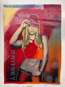 Britney Spears Im a Slave by Steve Kaufman