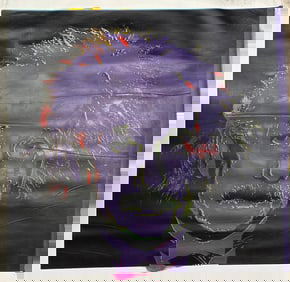 Albert Einstein Purple 2 by Steve Kaufman