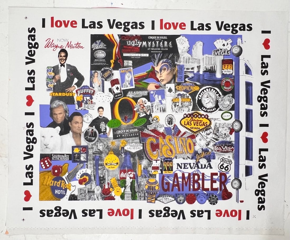 I love Las Vegas by Steve Kaufman (1 of 1)