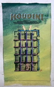 The Great Magician Houdini by Steve Kaufman