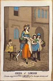 Two Bunches a Penny, Primroses by Francis Wheatley