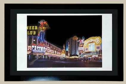 Framed Fremont Street West by Bill Hannapple