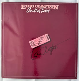 Signed Eric Clapton Another Ticket Cover