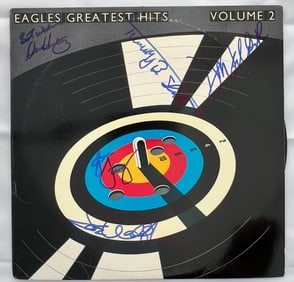 Signed Eagles Greatest Hits Vol 2 Record