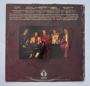 Signed Byrds Reunion Album Back Cover