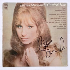 Signed Barba Streisand Greatest Hits Cover