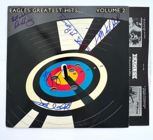 Signed Eagles Greatest Hits Album LP