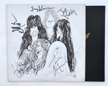 Signed Aerosmith Draw The Line Album