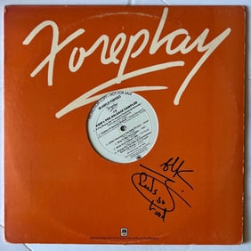 Signed Foreplay Promo LP, Paul Black