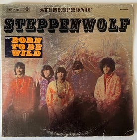 Signed Steppenwolf Self Titled Album Cover