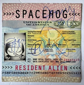 Signed Spacehog Resident Promo Cover