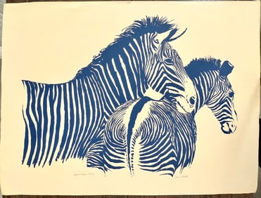 Blue Zebra by Russ Elliot
