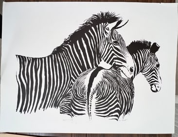 Zebras by Russ Elliot