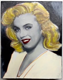 Marilyn Monroe Smiles by Steve Kaufman