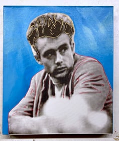 James Dean The Rebel by Steve Kaufman